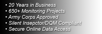 Silent Inspector/DQM Compliant. 600+ Monitoring Projects. 20 years in business. ACoE recomended.